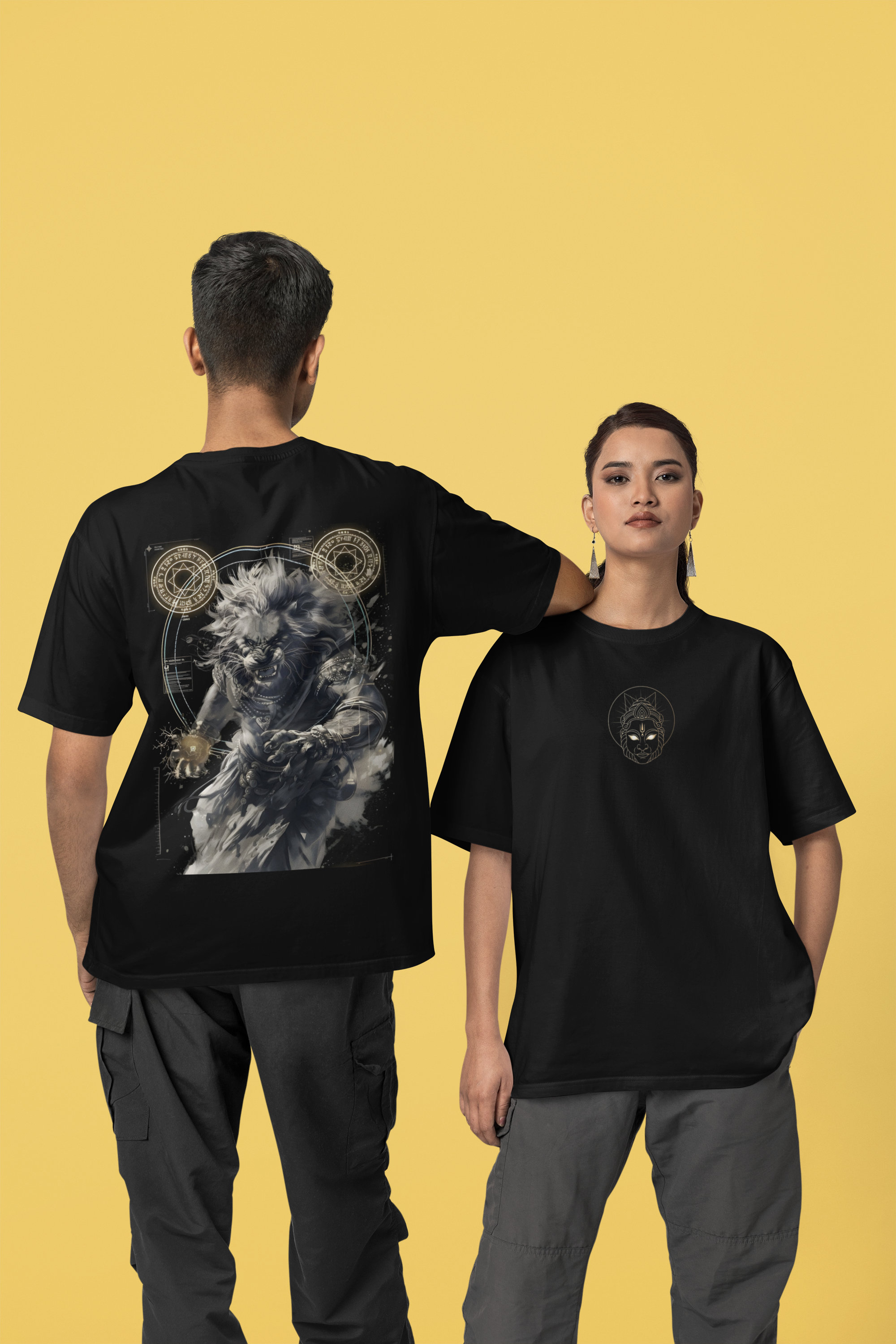 Cosmic Narasimha: Arcane Beast Oversized Tee