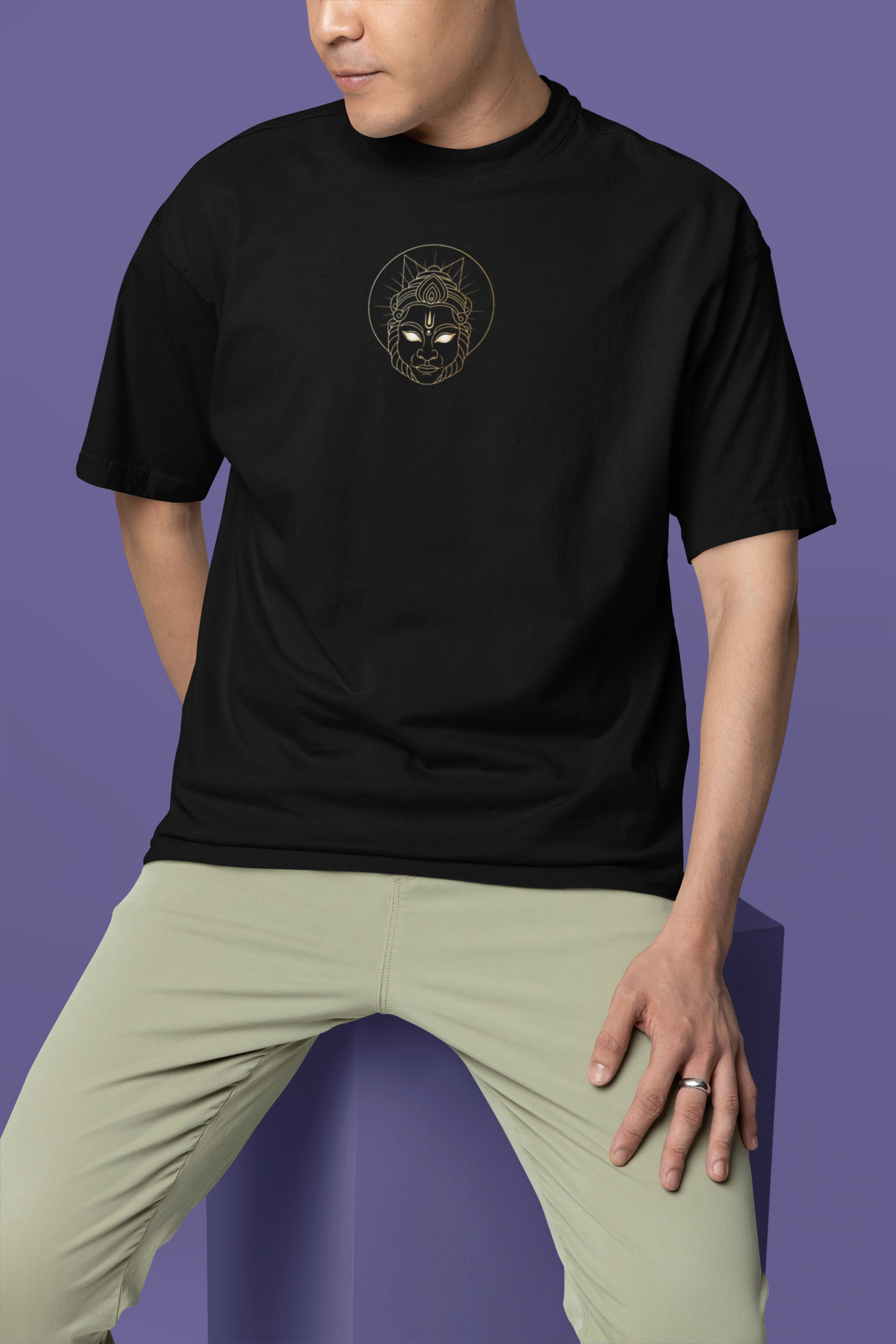 Cosmic Narasimha: Arcane Beast Oversized Tee