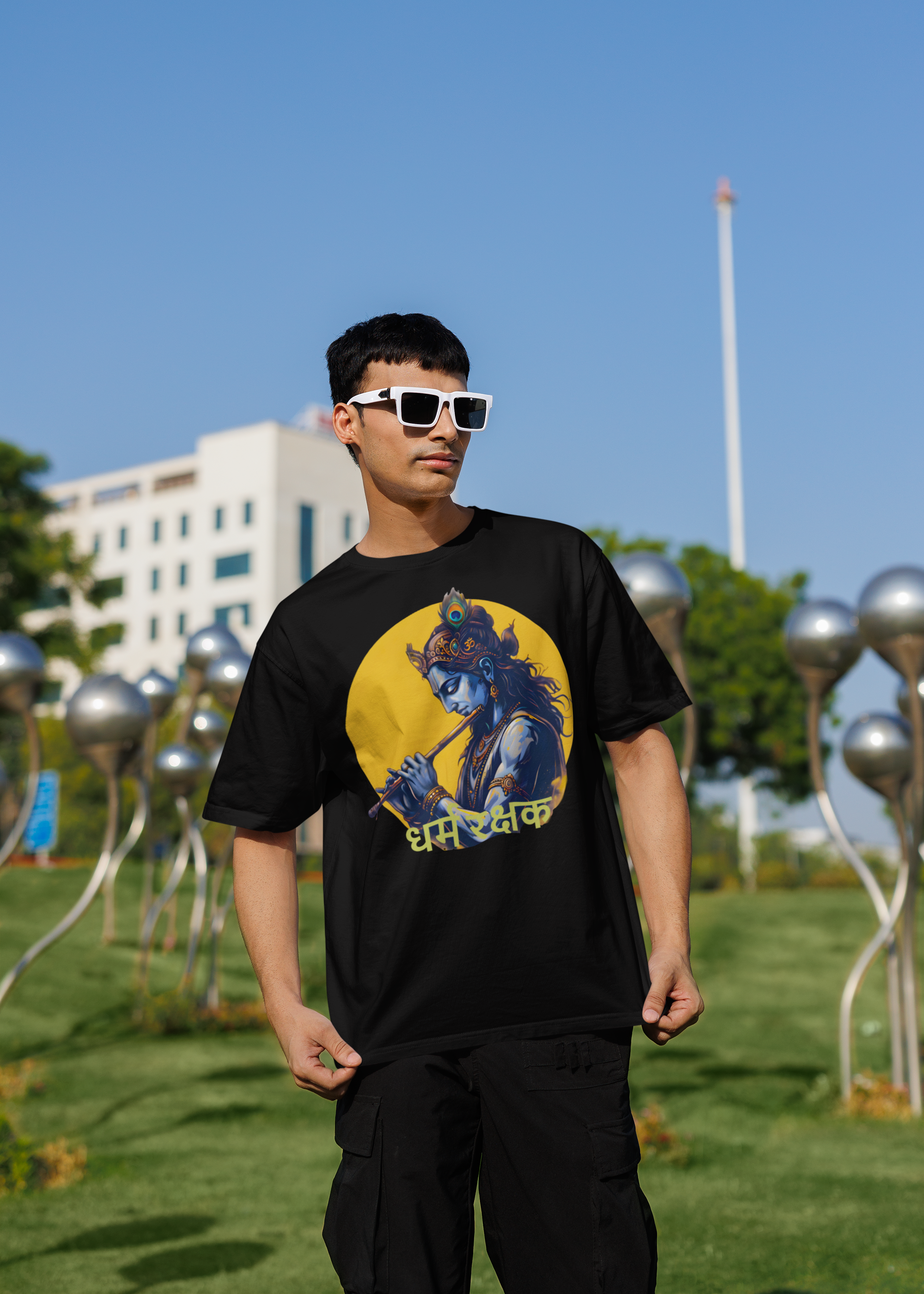 Dharma Rakshak: The Divine Harmony Oversized Tee